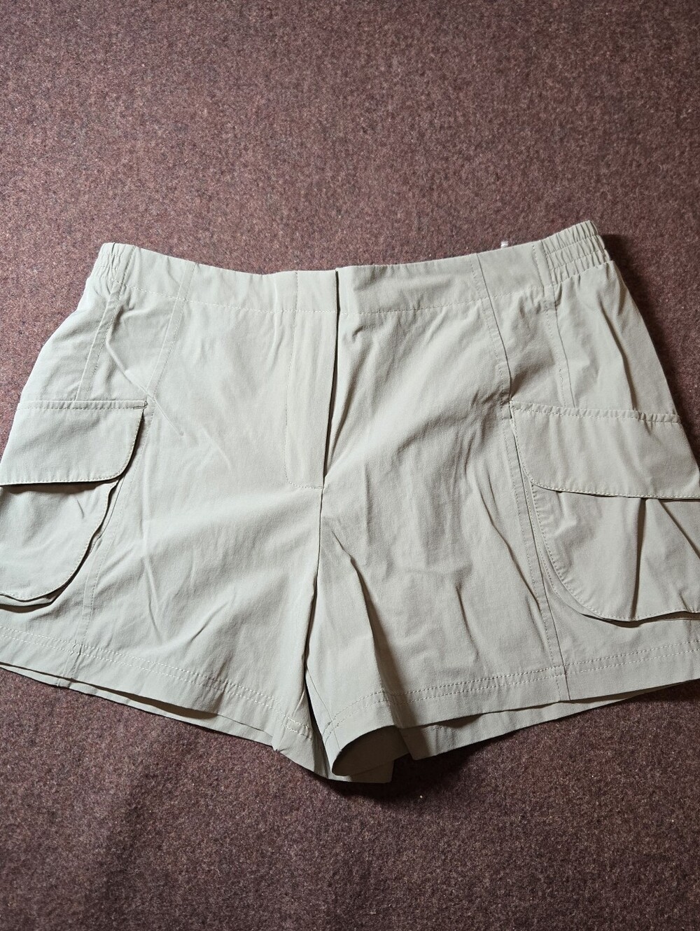 Avalanche Shorts Taupe Size Large Women's Outdoor Hiking Quick Dry Shorts